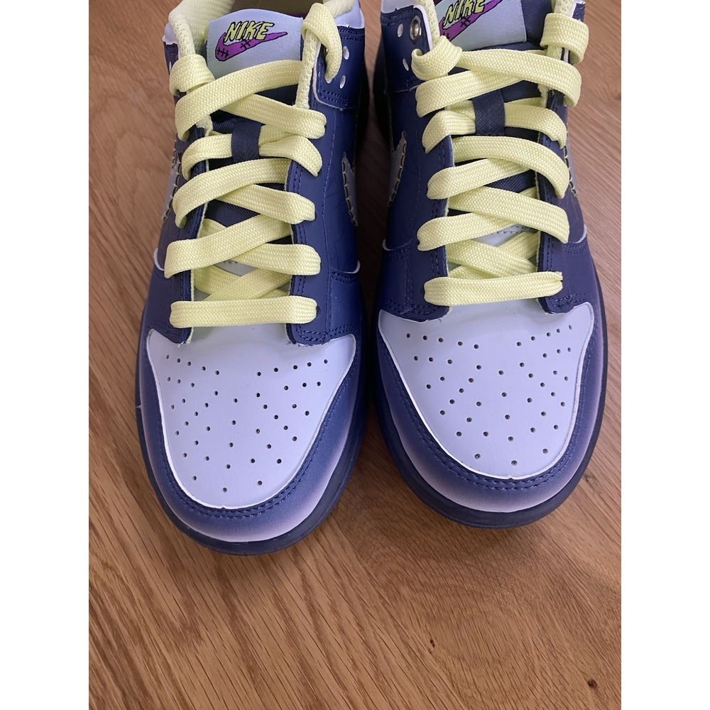 Nike Dunk Low BG Size 5.5Y Diffused Blue / Blue Tint "I Am‎ Fearless" FQ8354 491 - Picture 8 of 8